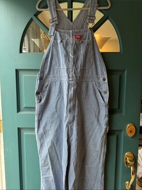 Dickies Blue White Pinstripe Men's Overalls